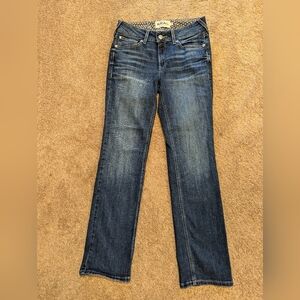 Ariat REAL Denim Abby Straight Jeans in Mackenzie Wash 30R